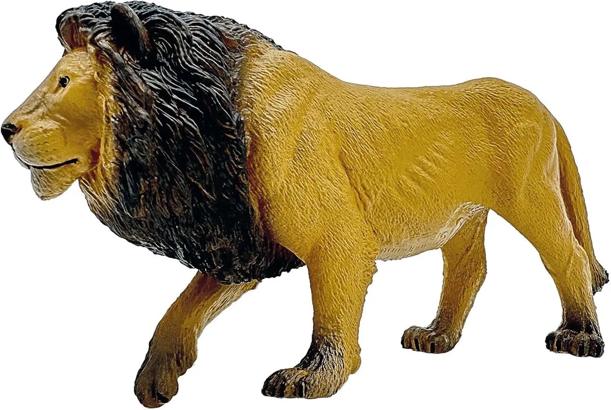 Bullyland 63718 – Speelfiguur en verzamelfiguur – ca. 12,2 cm – levensecht en detailrijk vormgegeven – ideaal als educatief speelfiguur en klein cadeautje voor kinderen vanaf 3 jaar. från Bullyland i Leeuw staand – produktbild