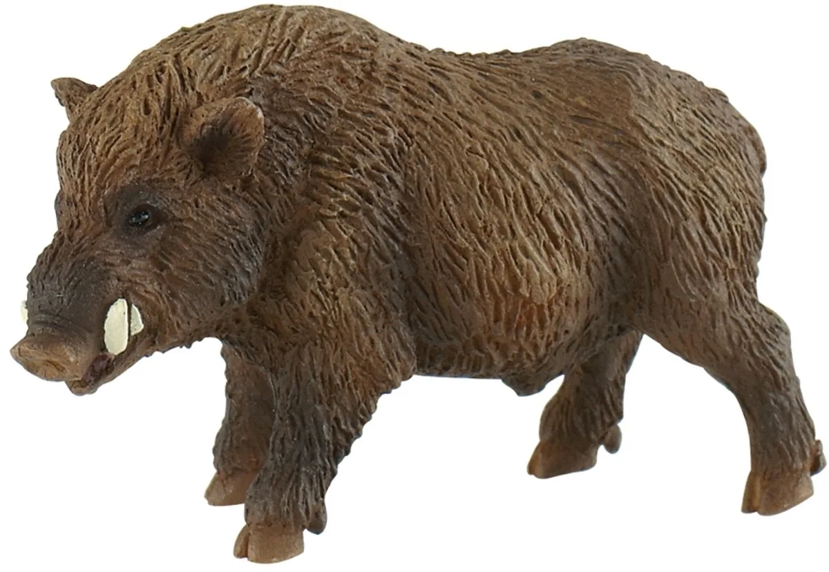 Bullyland 64446 – Speelfiguur Wild Zwijn – ca. 8cm – levensecht en detailrijk vormgegeven – ideaal als educatief speelfiguur, decoratie of klein cadeautje voor kinderen vanaf 3 jaar de Bullyland en Wielotonig – photo du produit
