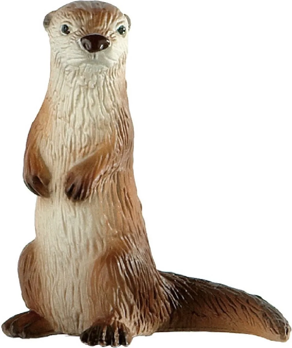 Bullyland 64462 – Speelfiguur en verzamelfiguur – ca. 8 cm – levensecht en detailrijk vormgegeven – ideaal als educatief speelfiguur en klein cadeautje voor kinderen vanaf 3 jaar. de Bullyland en Otter – photo du produit