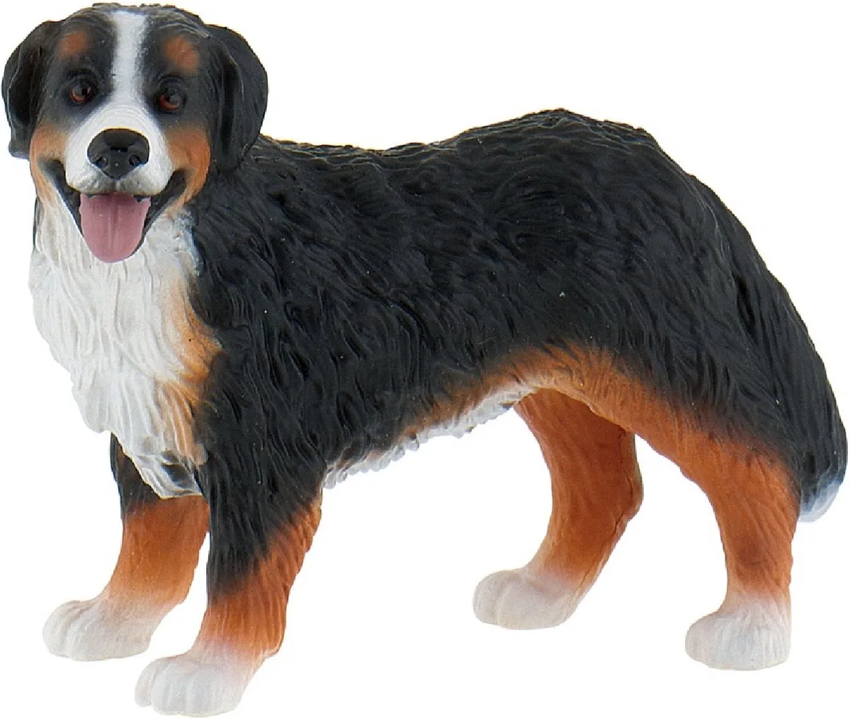 Bullyland 65449 – Speelfiguur en verzamelfiguur Berner Sennenhond Bianca – ca. 5,5 cm – levensecht en detailrijk vormgegeven – ideaal als taartfiguur en klein cadeautje voor kinderen vanaf 3 jaar. från Bullyland i Hond Bernersennen Bianca – produktbild