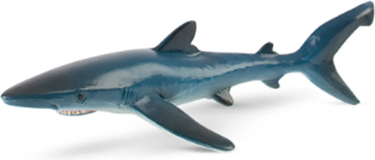 Bullyland 67411 – Speelfiguur en verzamelfiguur – ca. 14 cm – levensecht en detailrijk vormgegeven – ideaal als educatief speelfiguur en klein cadeautje voor kinderen vanaf 3 jaar. fra Bullyland i Blauwe Haai – produktbillede