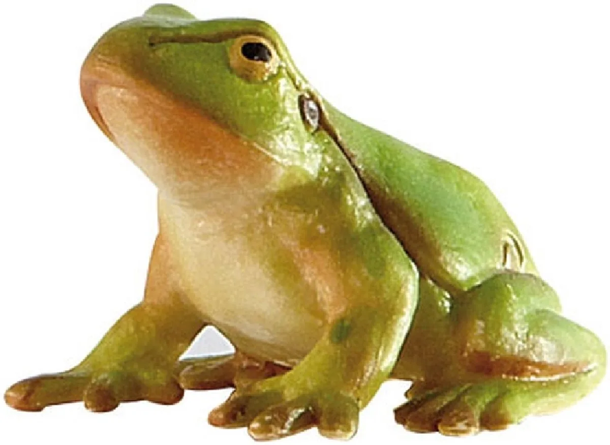 Bullyland 68401 – Speelfiguur en verzamelfiguur Boomkikker – ca. 3,5 cm – levensecht en detailrijk vormgegeven – ideaal als educatief speelfiguur en klein cadeautje voor kinderen vanaf 3 jaar. van Bullyland in Kikker – Boomkikker groen – productfoto