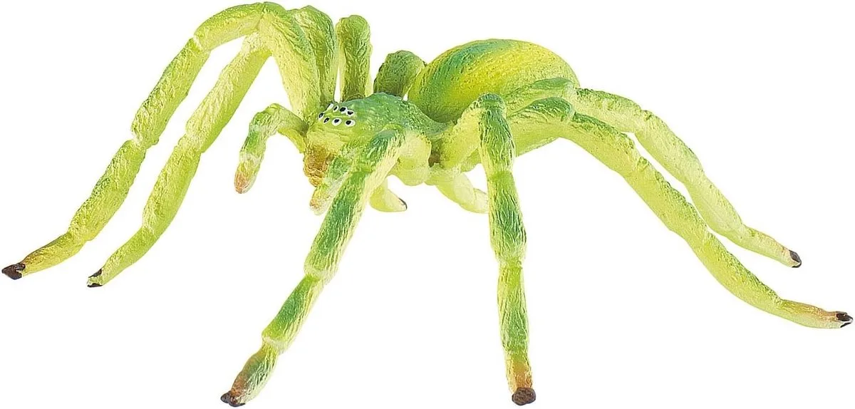 Bullyland 68455 – Speelfiguur Groene Jagerspin – ca. 10,8cm – levensecht en detailrijk vormgegeven – ideaal als educatief speelfiguur, decoratie of klein cadeautje voor kinderen vanaf 3 jaar från Bullyland i Spin Jagerspin – produktbild