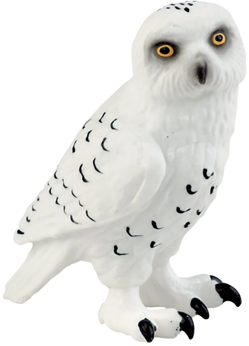 Bullyland 69354 – Speelfiguur Sneeuwuil – ca. 4,5cm – levensecht en detailrijk vormgegeven – ideaal als educatief speelfiguur, decoratie of klein cadeautje voor kinderen vanaf 3 jaar från Bullyland i Vogel Sneeuwuil – produktbild