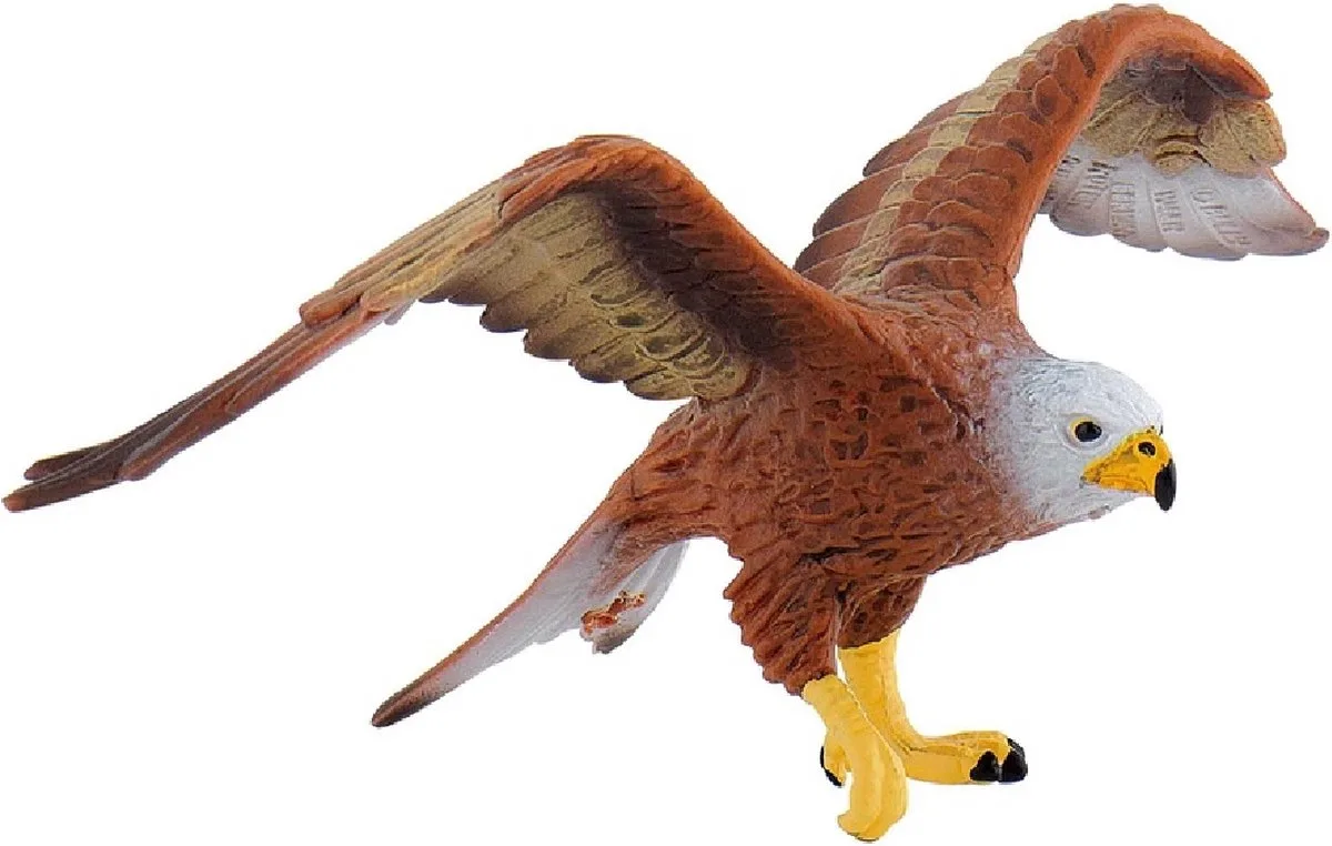 Bullyland 69376 – Speelfiguur en verzamelfiguur Rode Milan (Roofvogel) – ca. 10,5 cm – levensecht en detailrijk vormgegeven – ideaal als educatief speelfiguur en klein cadeautje voor kinderen vanaf 3 jaar. från Bullyland i Vogel Roofvogel – produktbild