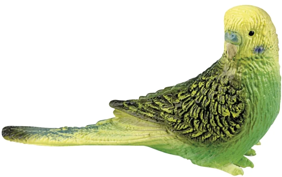 Bullyland 69381 – Speelfiguur Parkiet – ca. 5cm – levensecht en detailrijk vormgegeven – ideaal als educatief speelfiguur, decoratie of klein cadeautje voor kinderen vanaf 3 jaar. von Bullyland in Vogel Parkiet – Produktfoto