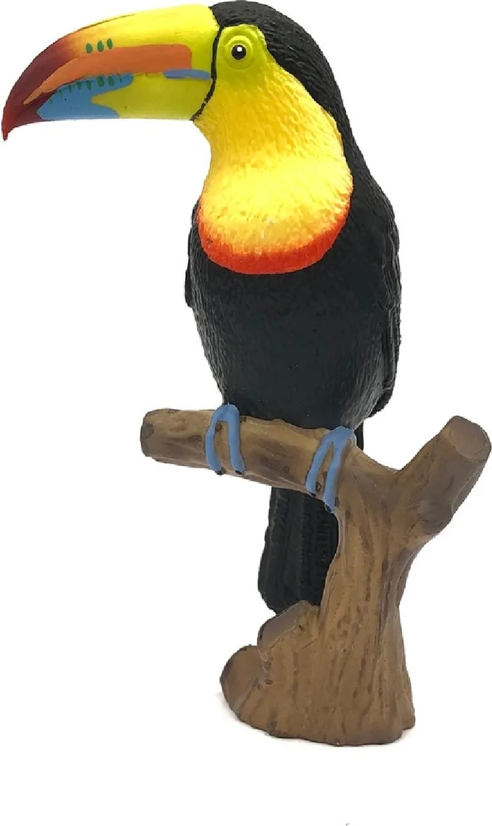 Bullyland 69400 – Speelfiguur en verzamelfiguur Kielsnaveltoekan – ca. 9 cm – levensecht en detailrijk vormgegeven – ideaal als educatief speelfiguur en klein cadeautje voor kinderen vanaf 3 jaar. de Bullyland en Vogel Toekan – photo du produit