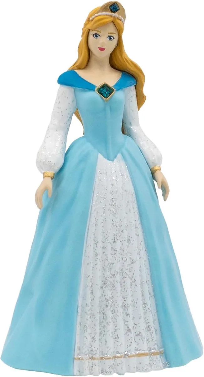 Bullyland 80755 – Speelfiguur Prinses Myra – ca. 10cm – levensecht en detailrijk vormgegeven – ideaal als fantasiefiguur, decoratie of klein cadeautje voor kinderen vanaf 3 jaar de Bullyland en Bleu clair – photo du produit