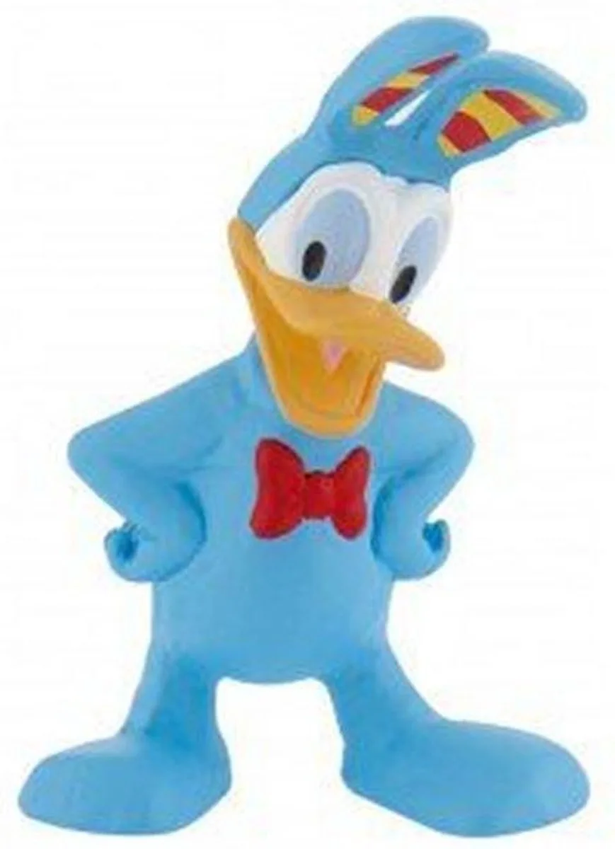 Disney Donald Duck Paashaas Figuur - Verkleed als Paashaas - Decoratie / Verzamelitem från Bullyland i Blå – produktbild