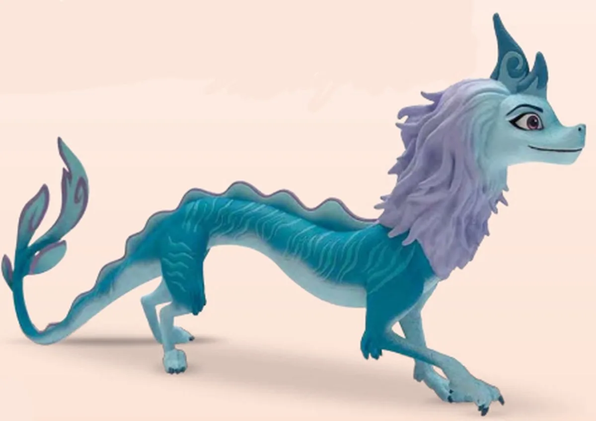 Disney speelfiguur draak Sisu blauw 23 cm speelgoed. van Bullyland in Meerkleurig – productfoto