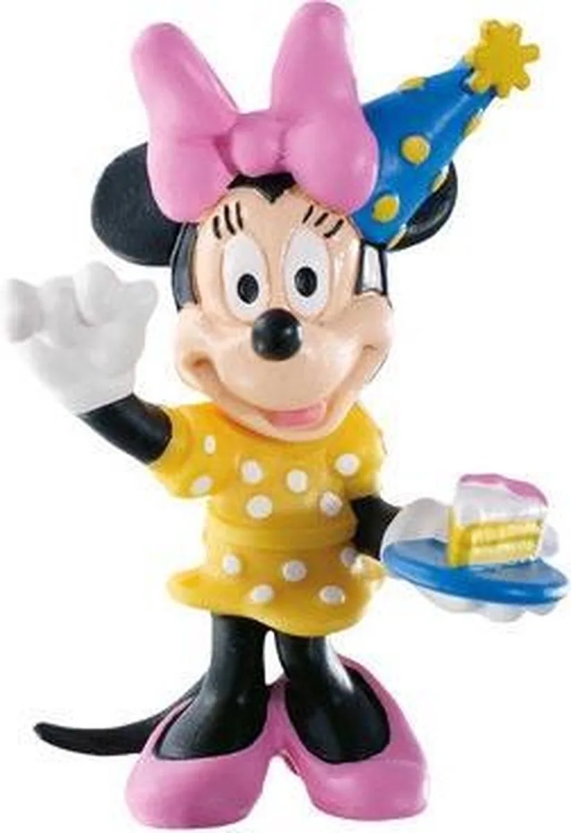 Disney Speelfiguurtje Minnie Mouse viert feest van Bullyland in Diverse kleuren – productfoto