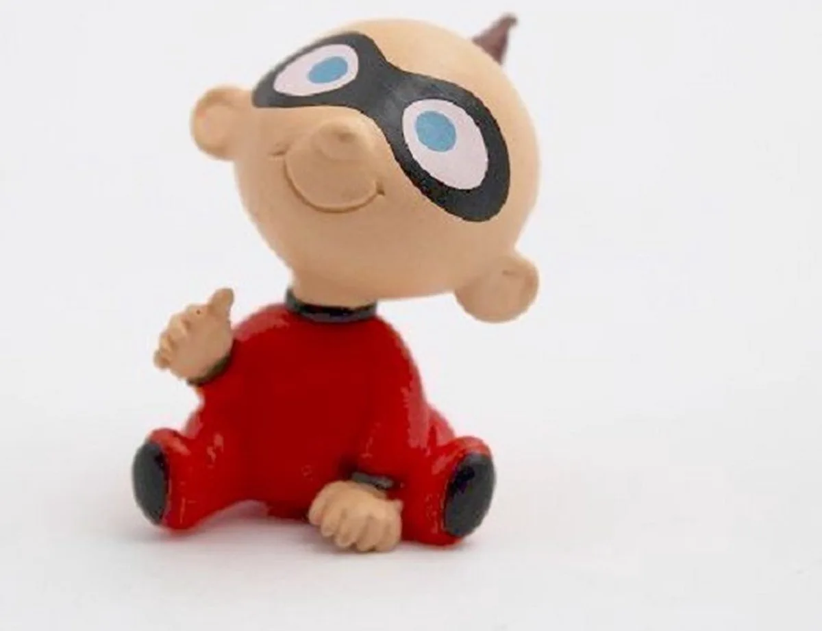 Jack-Jack - The Incredibles - de verschrikkelijke met masker - Baby från Bullyland i Röd – produktbild