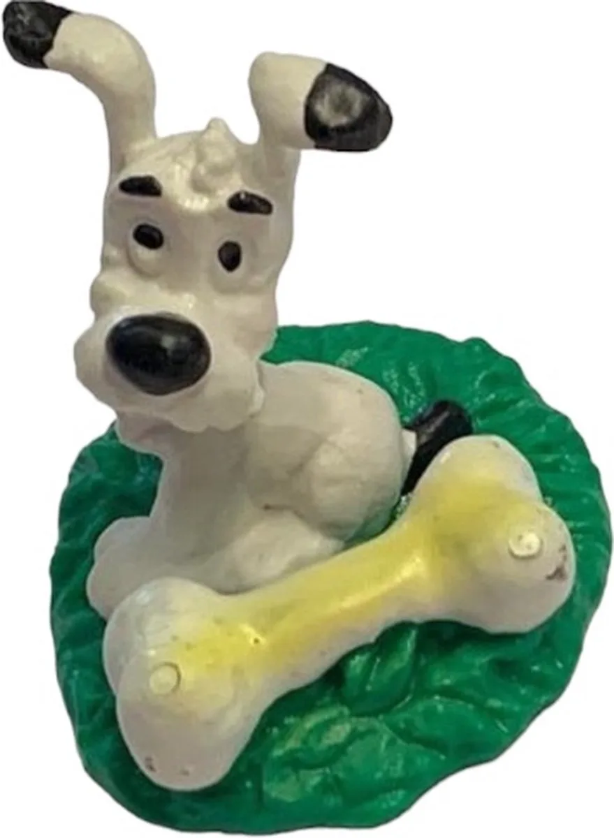 Kleine Idefix speelfiguurtje Bullyland +/- 4 cm Asterix en Obelix från Bullyland i Vit – produktbild