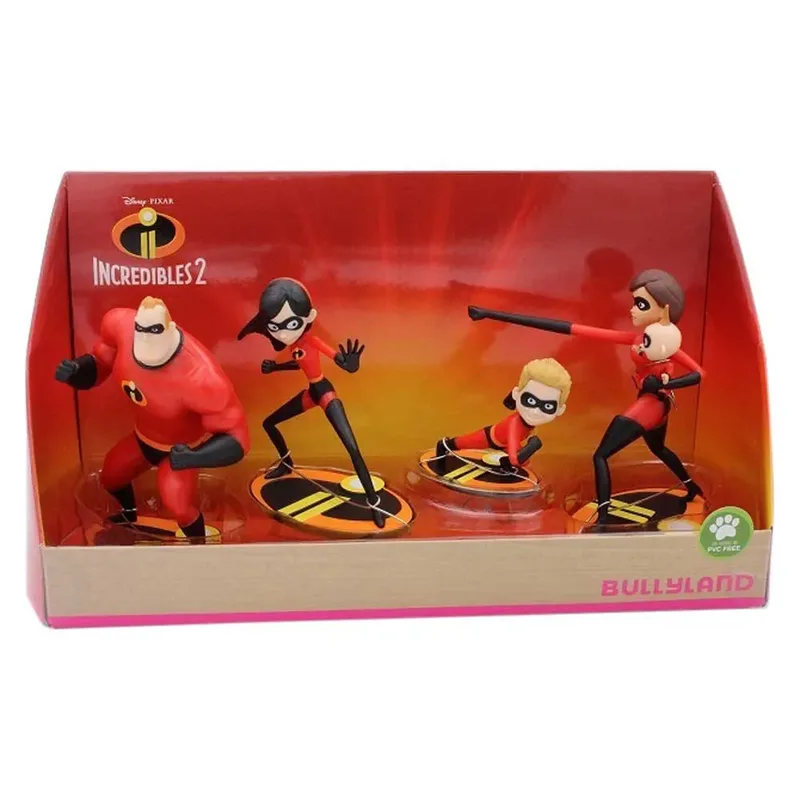 The Incredibles Set Van 5 Figuren van Bullyland – productfoto