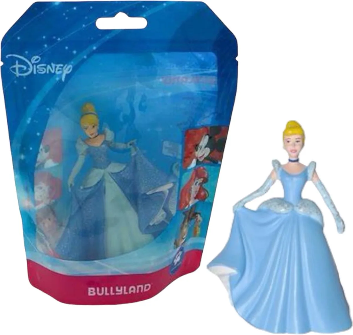 Walt Disney Collectibles Cinderella / Assepoester - Speelfiguurtje - in geschenkverpakking - 9 cm de Bullyland en Rose – photo du produit