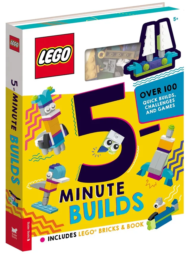 LEGO® 5-Minute Builds Activity Box- LEGO® Books: Five-Minute Builds