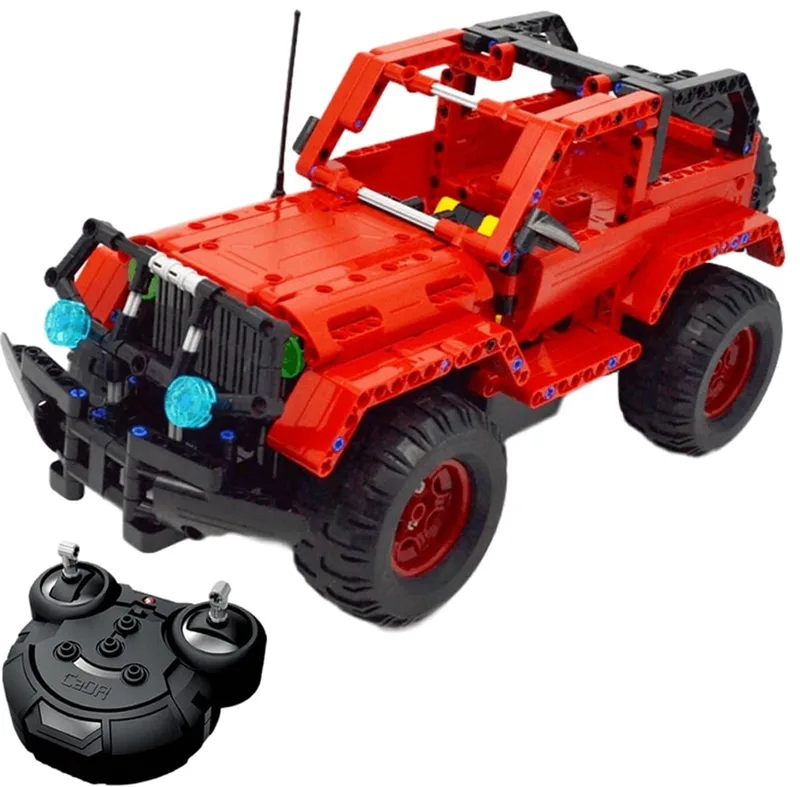 Bestuurbare auto Off Road Warrior (2in1) - C51001W by CaDA in Rood – product photo
