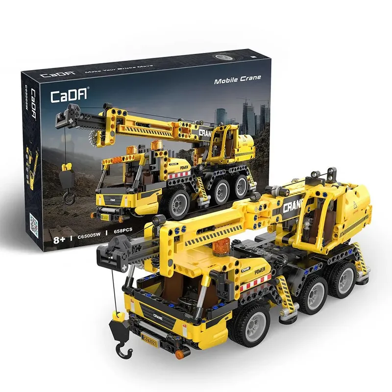 Jeu De Construction De Camion Grue 658 Pièces de CaDA – photo du produit