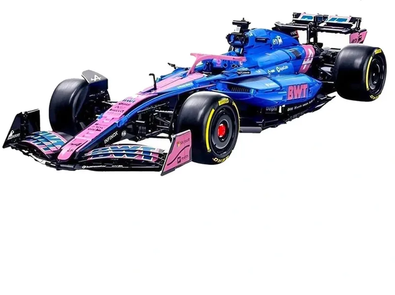BWT Alpine Formule 1 Team A525 raceauto C64012W fra CaDA i Racing: 1:8 BWT Alpine F1, 2573 bouwblokken – produktbillede