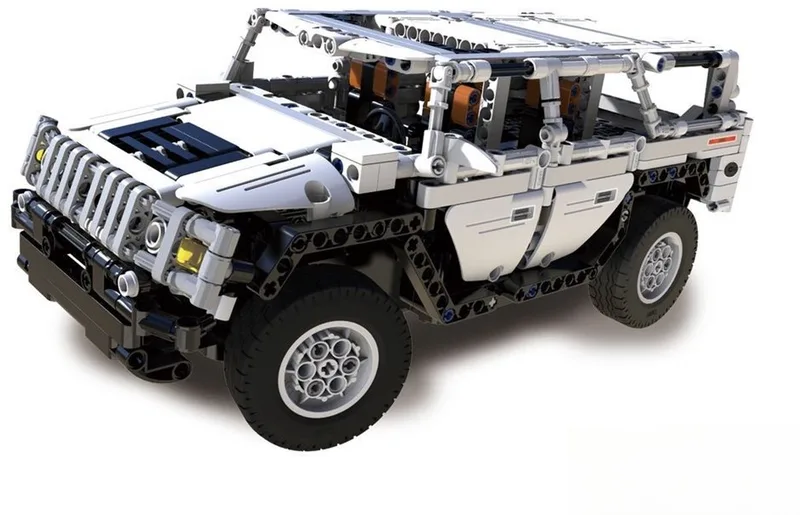 C51044W Warrior H2 C51044W by CaDA in Racing: 1:12 Warrior H2 terreinwagen, 575 bouwblokken – product photo