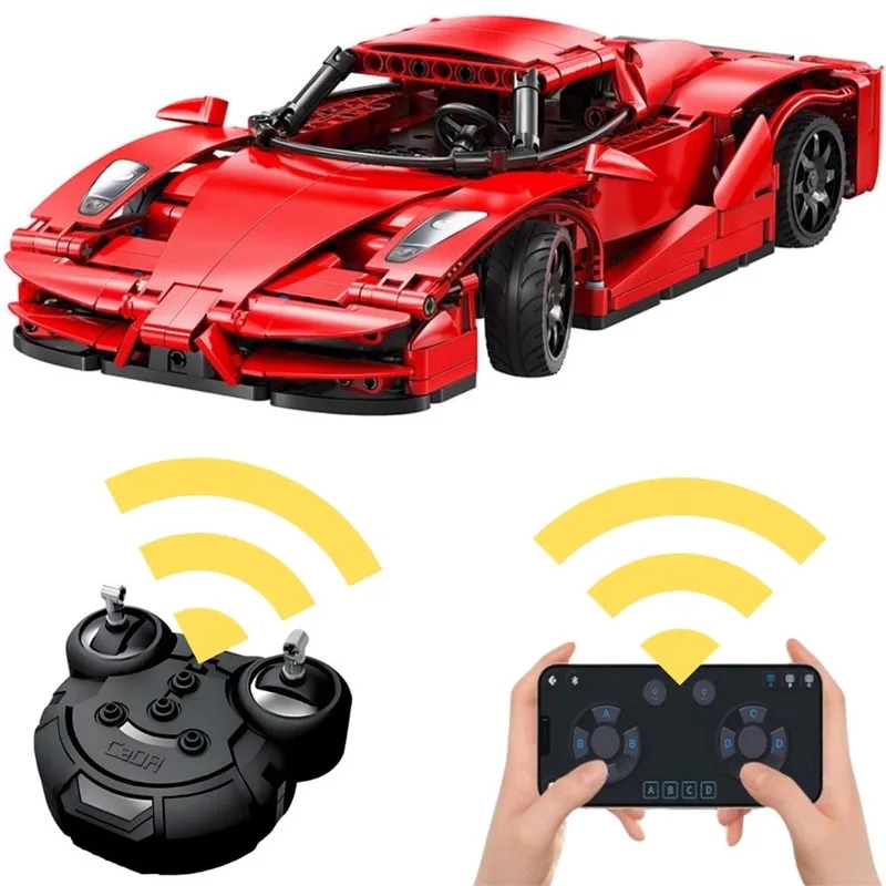 C51304W Red Blade Sport Car C51304W de CaDA en Racing: Red Blade RC, 405 bouwblokken – photo du produit