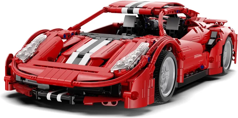C61049W Red Devil - Schaal 1:12 - 1126 bouwstenen - Compatibel met grote merken by CaDA in Rood – product photo