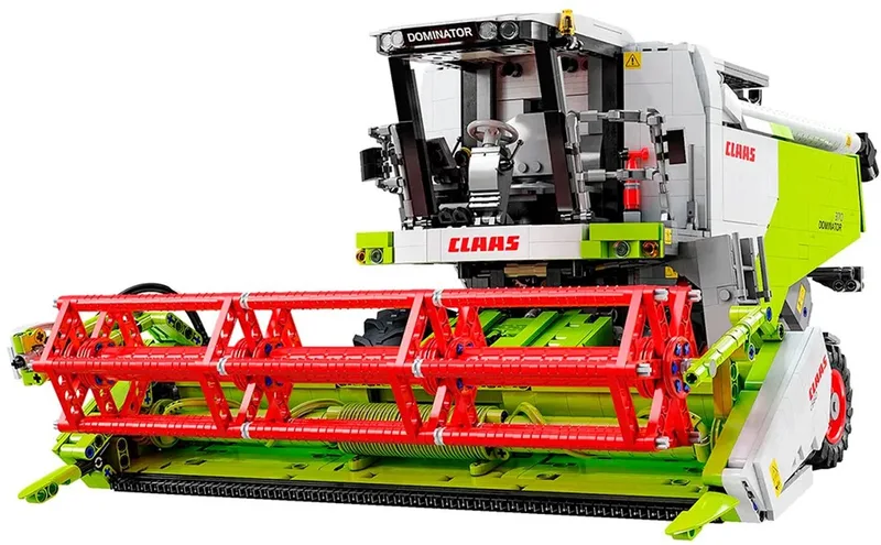 C61508W Claas Maaidorser RC 1:17 mega bouwset | Classic boerderij constructie modelbouw | Technische creator speelgoed ideas voor volwassenen & kinderen | Radiografisch bestuurbare auto voor jongens | Bouwdoos met 4567 bloks by CaDA in Landbouw: RC Claas Maaidorser 1:17, 4567 bouwblokken – product photo
