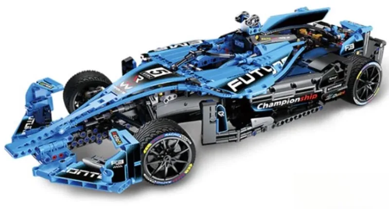 C64004W Formule 1 Racer mega bouwset | Classic F1 Speed Racing modelbouw | Technisch educatief constructie speelgoed voor kinderen & volwassenen | Auto champions edition geschikt voor Lego | Technic bouwdoos met 1667 bloks fra CaDA i Racing: Auto Formue 1, 1667 bouwblokken – produktbillede