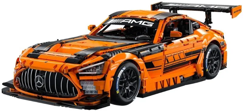 C64008W Mercedes AMG GT3 mega bouwset | City fast champions adventure | Creator and classic motor bouwpakket | Technic speelgoed ideas voor volwassenen | Icons furious speed f1 auto geschikt voor Lego | Technische bouwdoos met 5466 bloks de CaDA en Racing: 1:8 Mercedes AMG-GT3, 5466 bouwblokken – photo du produit