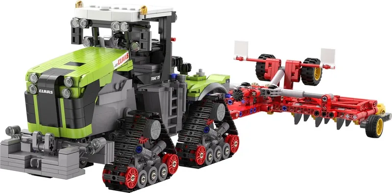 C65012W - CLAAS XERION 5000 TRAC TS - by Bricksley - Schaal 1:32 - CLAAS Official License fra CaDA i Groen – produktbillede