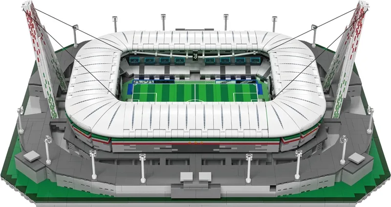 C66021W - Allianz Stadium - Juventus Stadion - 3638 stukjes - incl. Verlichting by CaDA in Zwart – product photo