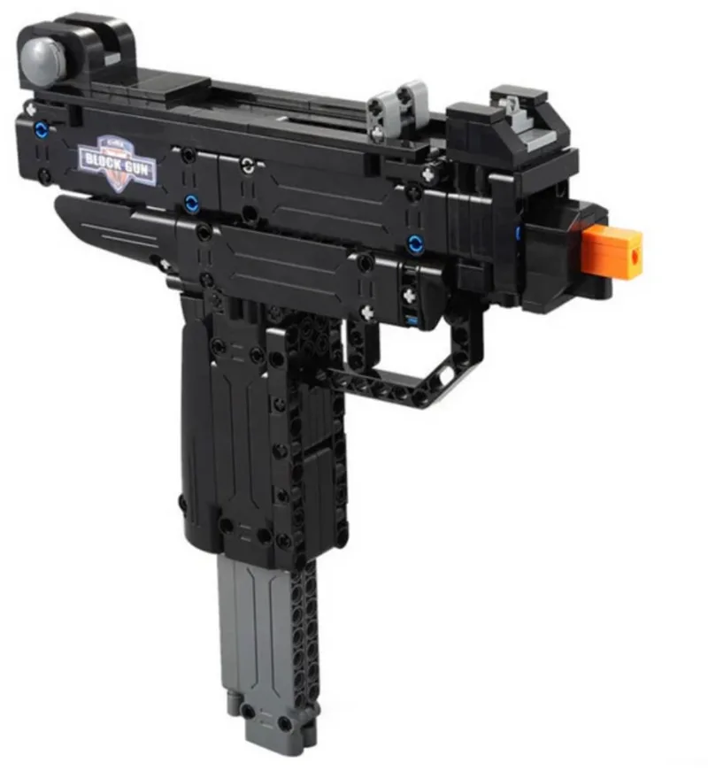C81008W Micro UZI pistool bouwset | WW2 army geweer modelbouw | Creator classic battlefield guns bouwpakket | Technische Educatief militair & leger speelgoed voor volwassenen | Geschikt voor Lego technic | Bouwdoos met 359 bouwstenen de CaDA en Pistool: Micro UZI, 359 bouwblokken – photo du produit