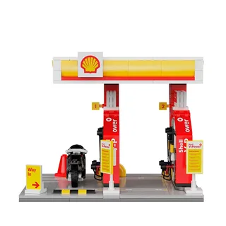 CaDA Shell Tankstelle (305 Teile) Konstruktionsspielsteine de CaDA – photo du produit 3 sur 3