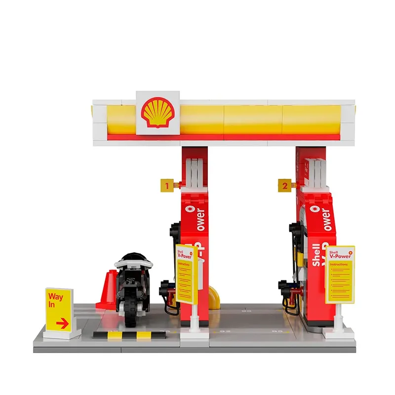 CaDA Shell Tankstelle (305 Teile) Konstruktionsspielsteine de CaDA – photo du produit 3 sur 3