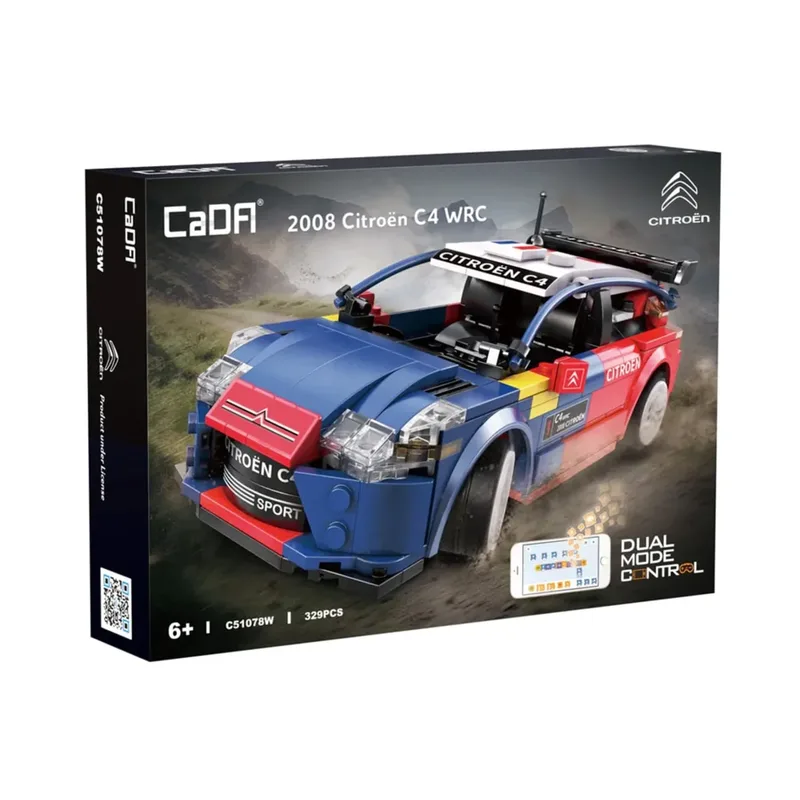 Deqube Jeu De Construction 1:18 Citroën C4 Wrc Sebastian Loeb App+rc 329 Pièces de CaDA – photo du produit 1 sur 4