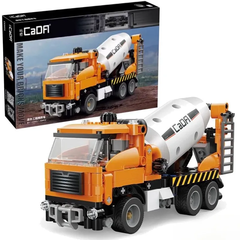 Construction Series - MiNi Engineering Mixer Truck 368 Stuks från CaDA i Meerkleurig – produktbild
