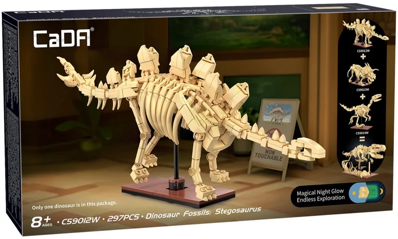 Creative Series - Dinosaur Fossils Stegosaurus 297 Stuks by CaDA in Multicolor – product photo