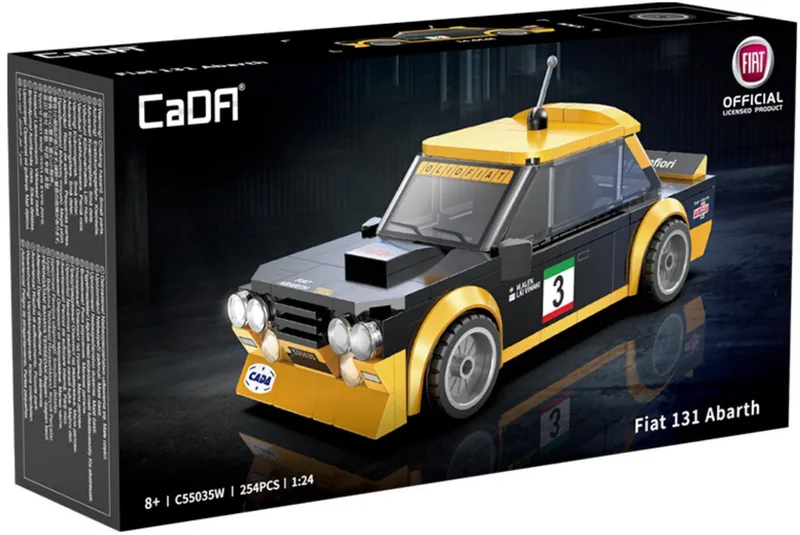 Fiat 131 Abarth rallyauto 1:24 - C55035W - - ONESIZE van CaDA in Meerkleurig – productfoto