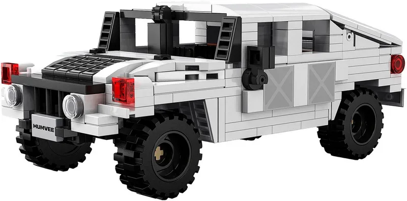 Humvee 1:24 weiß bricks de CaDA – photo du produit 3 sur 5