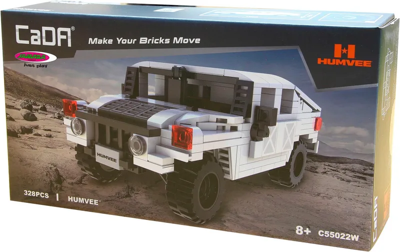 Humvee 1:24 weiß bricks de CaDA – photo du produit 2 sur 5