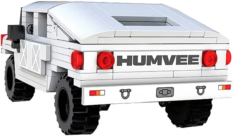 Humvee 1:24 weiß bricks de CaDA – photo du produit 5 sur 5