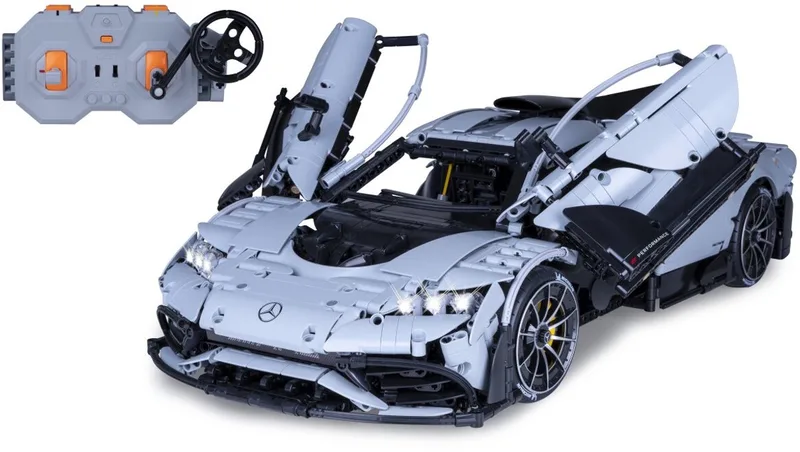Mercedes-AMG ONE Maßstab 1 zu 8 mit 2,4 Gigahertz Funksteuerung von CaDA in Grau – Produktfoto