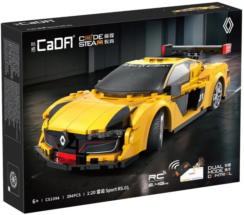 Renault Sport RS.01 RC 1:20 - C51094W - - ONESIZE van CaDA in Geel – productfoto