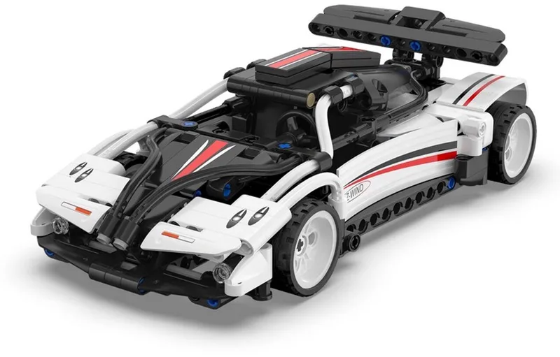 Rétrofriction - Pull-back - 1:18 Voiture de course - Blanc - 321pcs. by CaDA in Multicolour – product photo