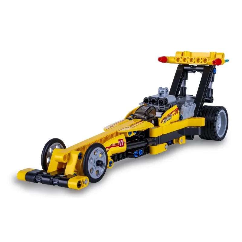 Set Drag Racing gelb Bricks by CaDA – product photo