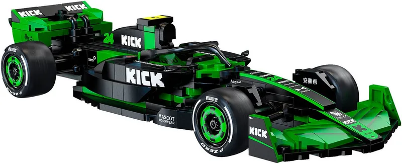 Set Kick Sauber F1 Team C44 2024 1:24 grün Bricks fra CaDA – produktbillede 4 af 5