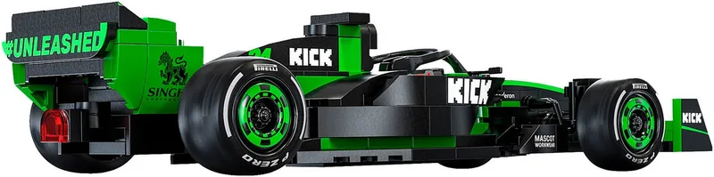 Set Kick Sauber F1 Team C44 2024 1:24 grün Bricks fra CaDA – produktbillede 5 af 5