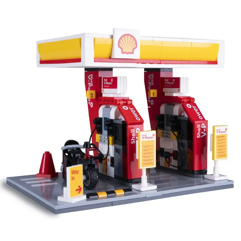 Set Shell Tankstelle Bricks by CaDA – product photo