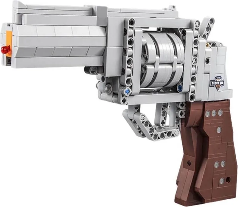 Speelgoed revolver - Bouwset met 475 onderdelen - Voor 8+ jaar de CaDA en Zilver – photo du produit
