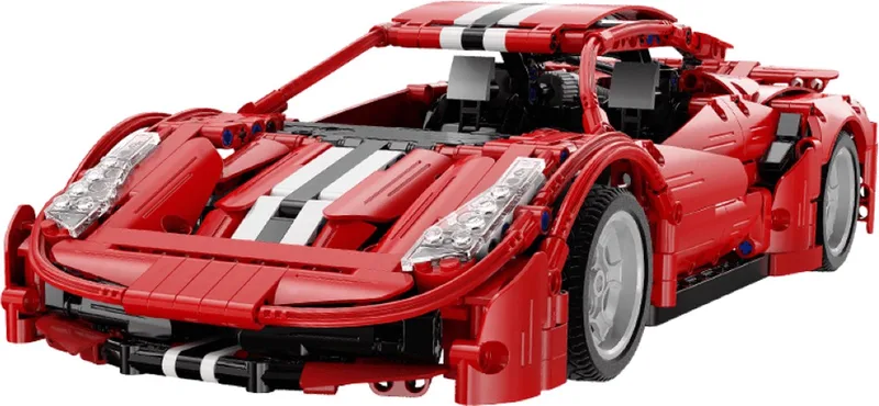 technisch bouwpakket - Red Devils racing car (1126 onderdelen) - technische bouwset voor kinderen de CaDA en Rood – photo du produit